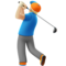 Person Golfing - Medium Light emoji on Apple